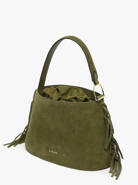 Sac Bandoulière Country Cuir Etrier Vert country ECOU161M vue secondaire 3
