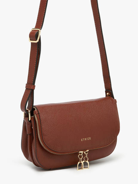 Sac Bandoulière S Tradition Cuir Etrier Marron tradition ETRA059S vue secondaire 2